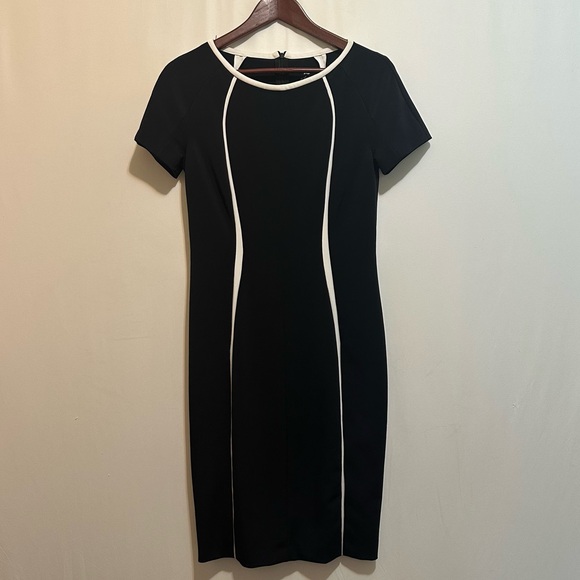 Marc Cain Dresses & Skirts - Marc Cain Elegant Black & White Dress Size 6